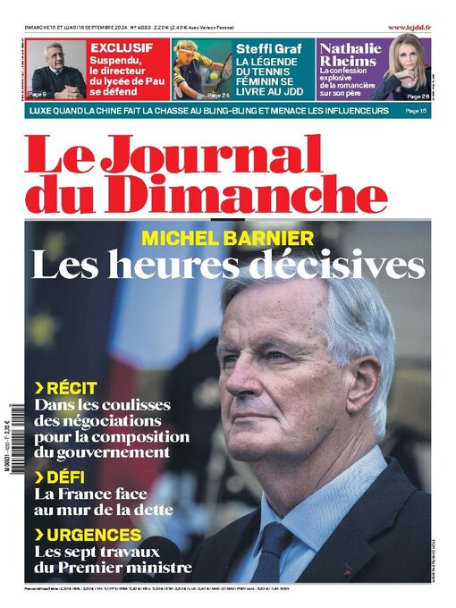 Title details for Le Journal du dimanche by Lagardere Media News - Available